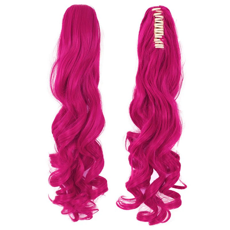 long pink barbie hair