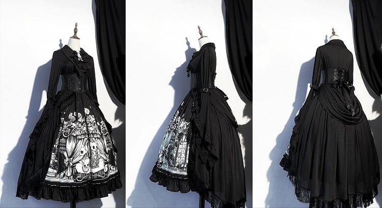 Macabre Masquerade Gothic Lolita Sets