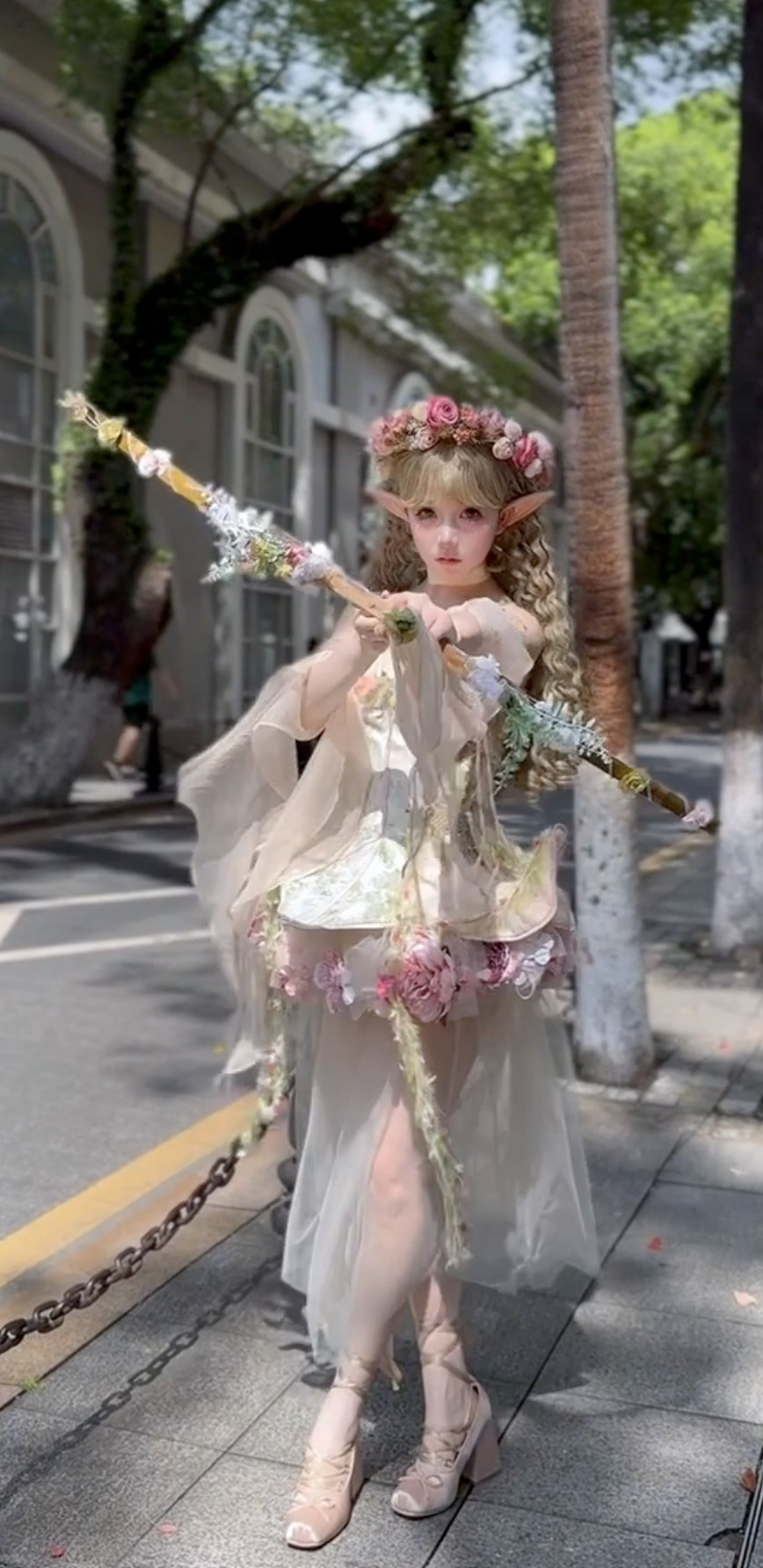 Enchanted Forest Fairy Corset Dress