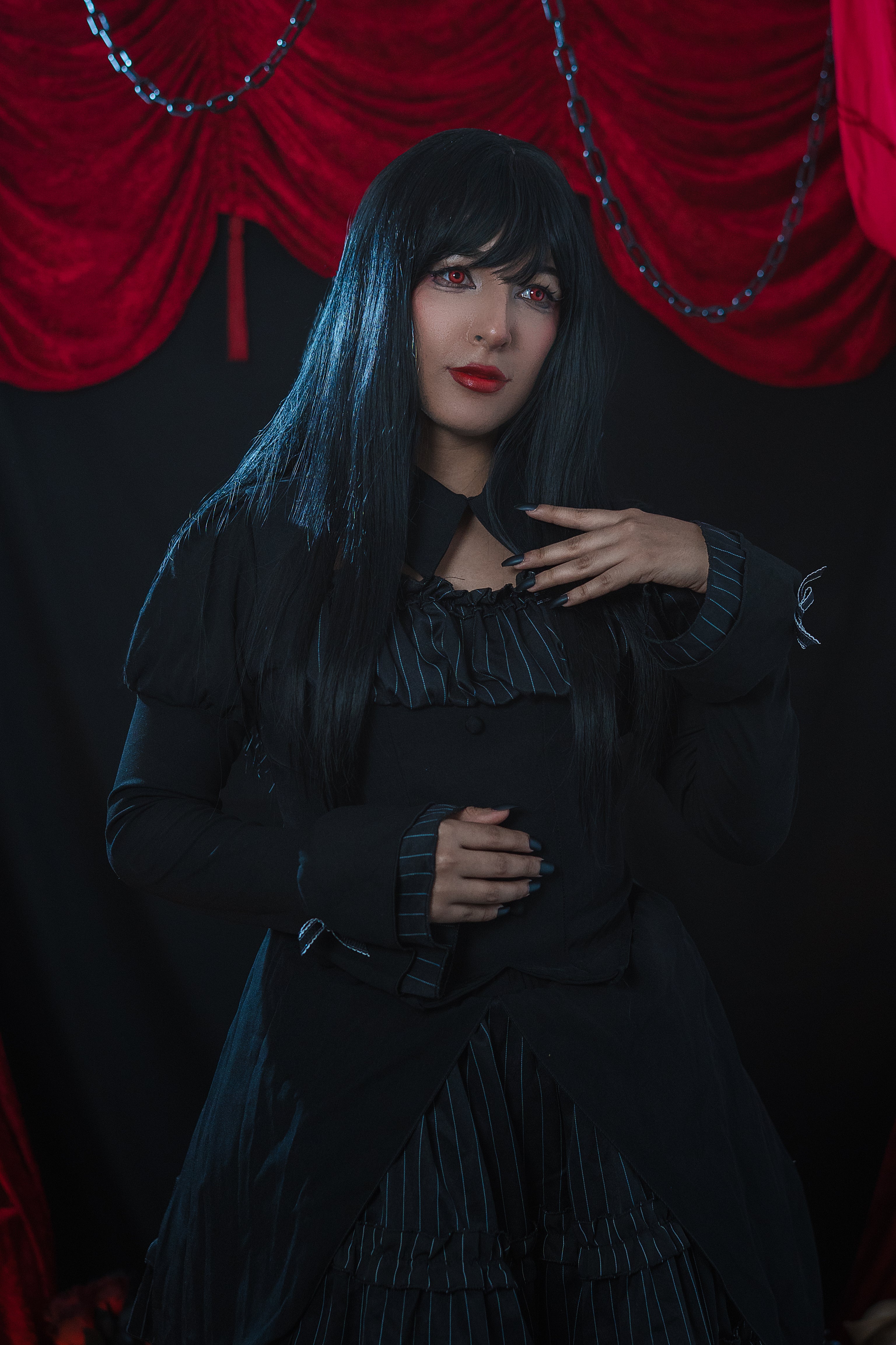 Raven Velvet Nocturne Witch Dress Set