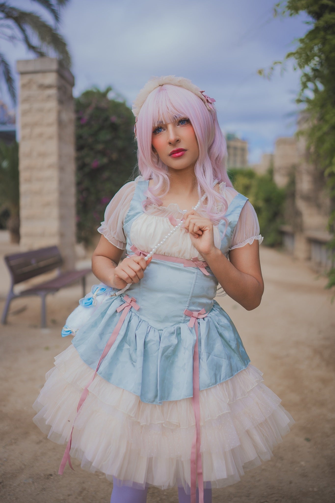 Sugar Blossom Princess Wig (Pastel Pink)