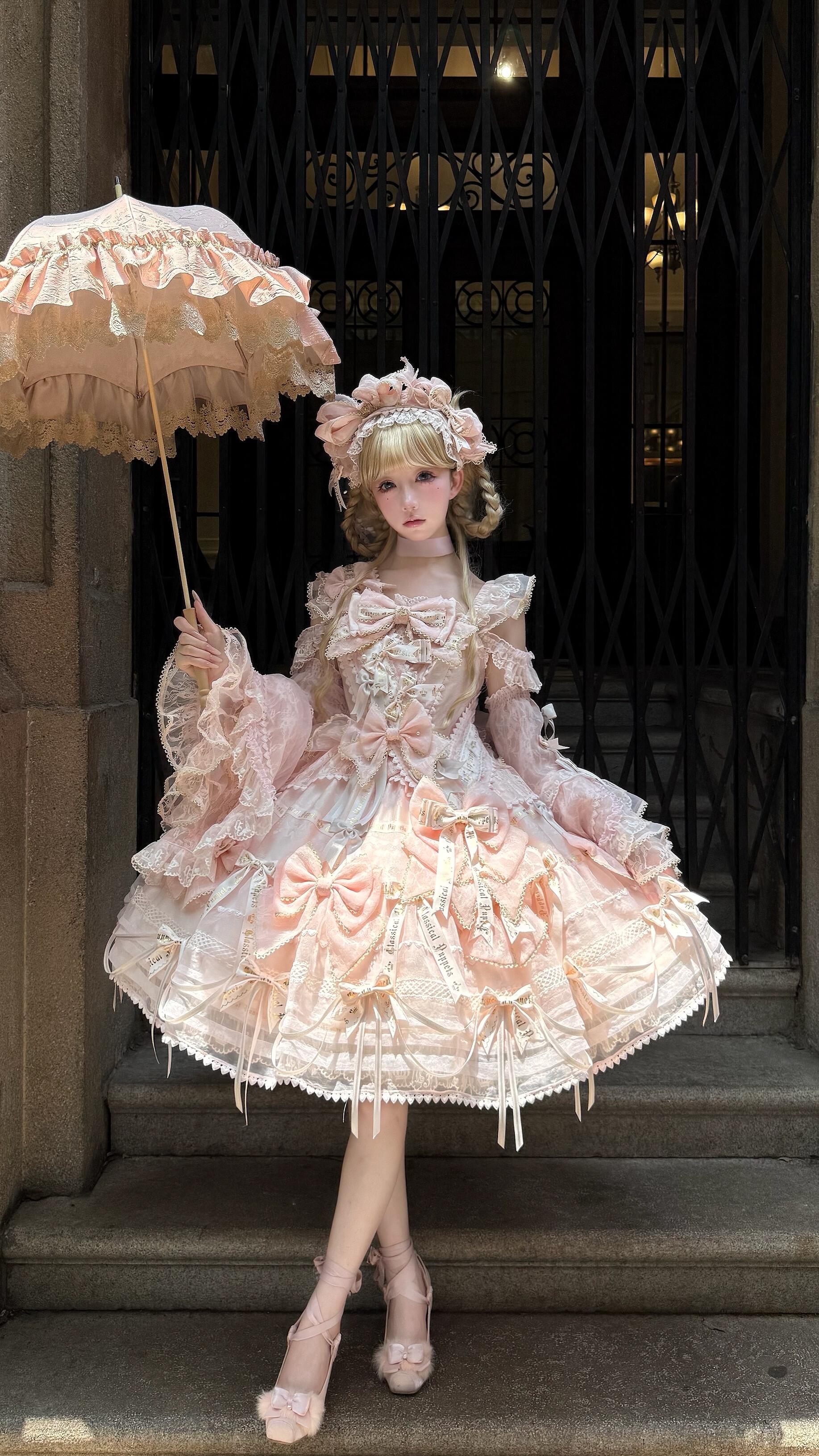 Pastel Pink Sweet Bow Lolita Dress