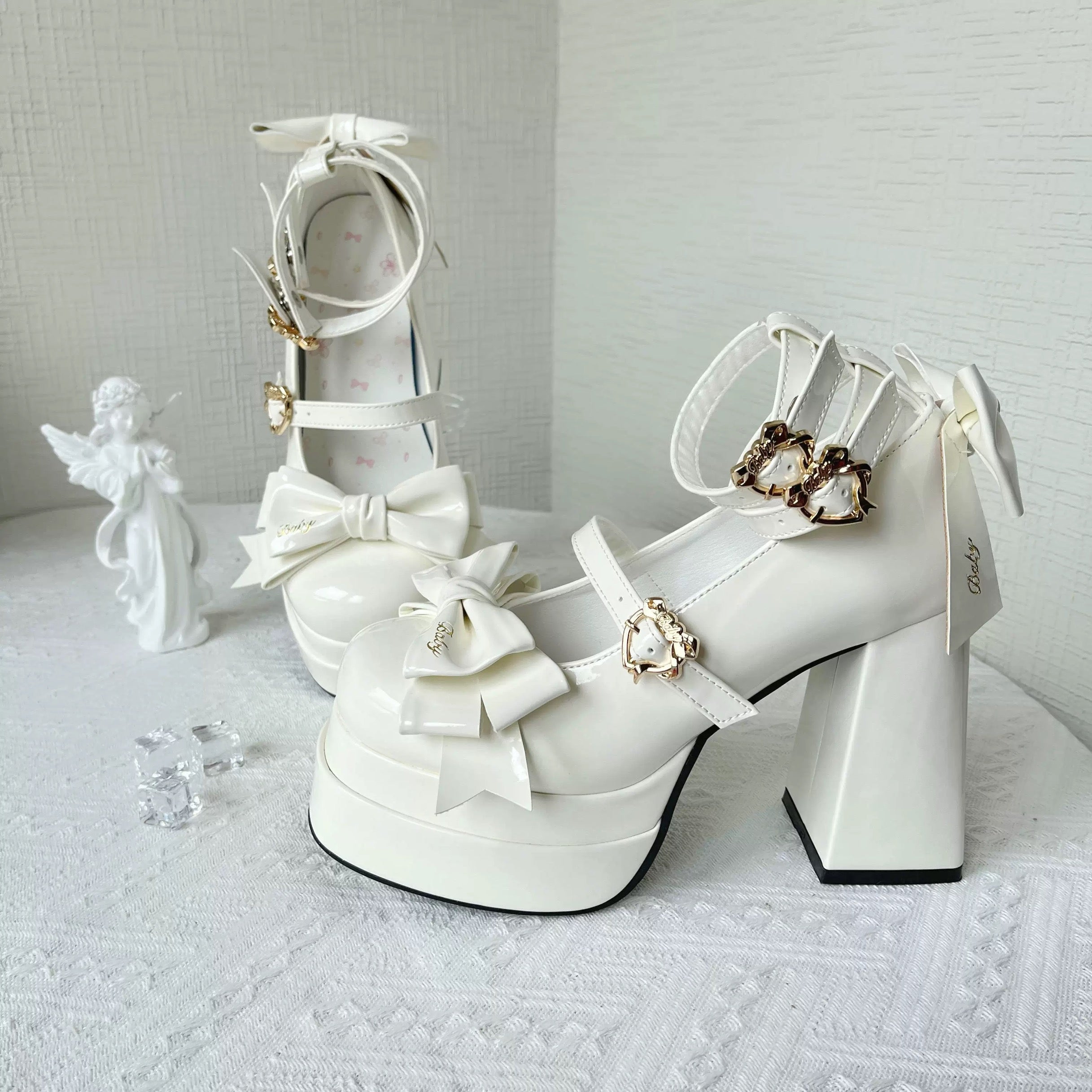 Lolita Shoes Heavenly Bow Heels