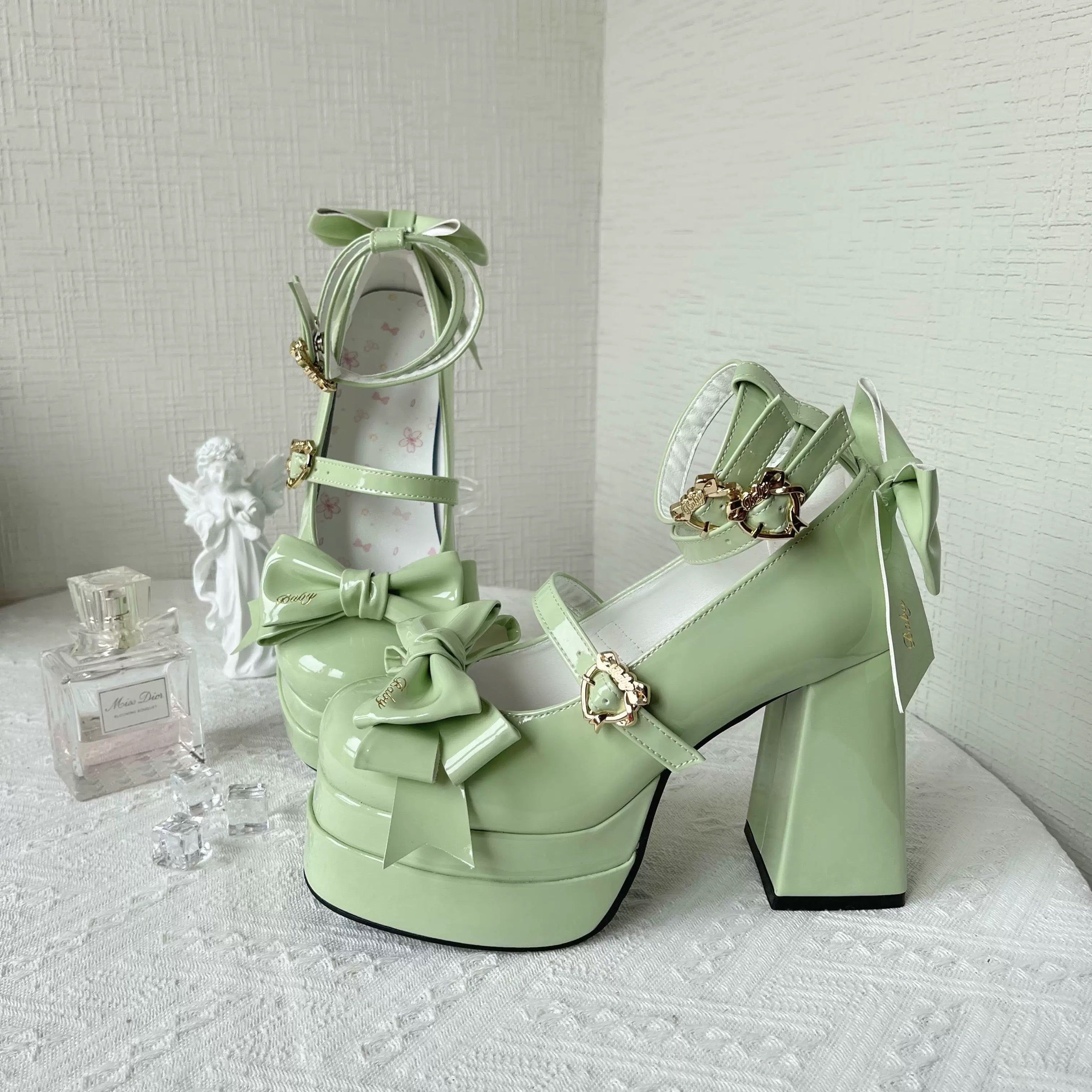 Lolita Shoes Heavenly Bow Heels