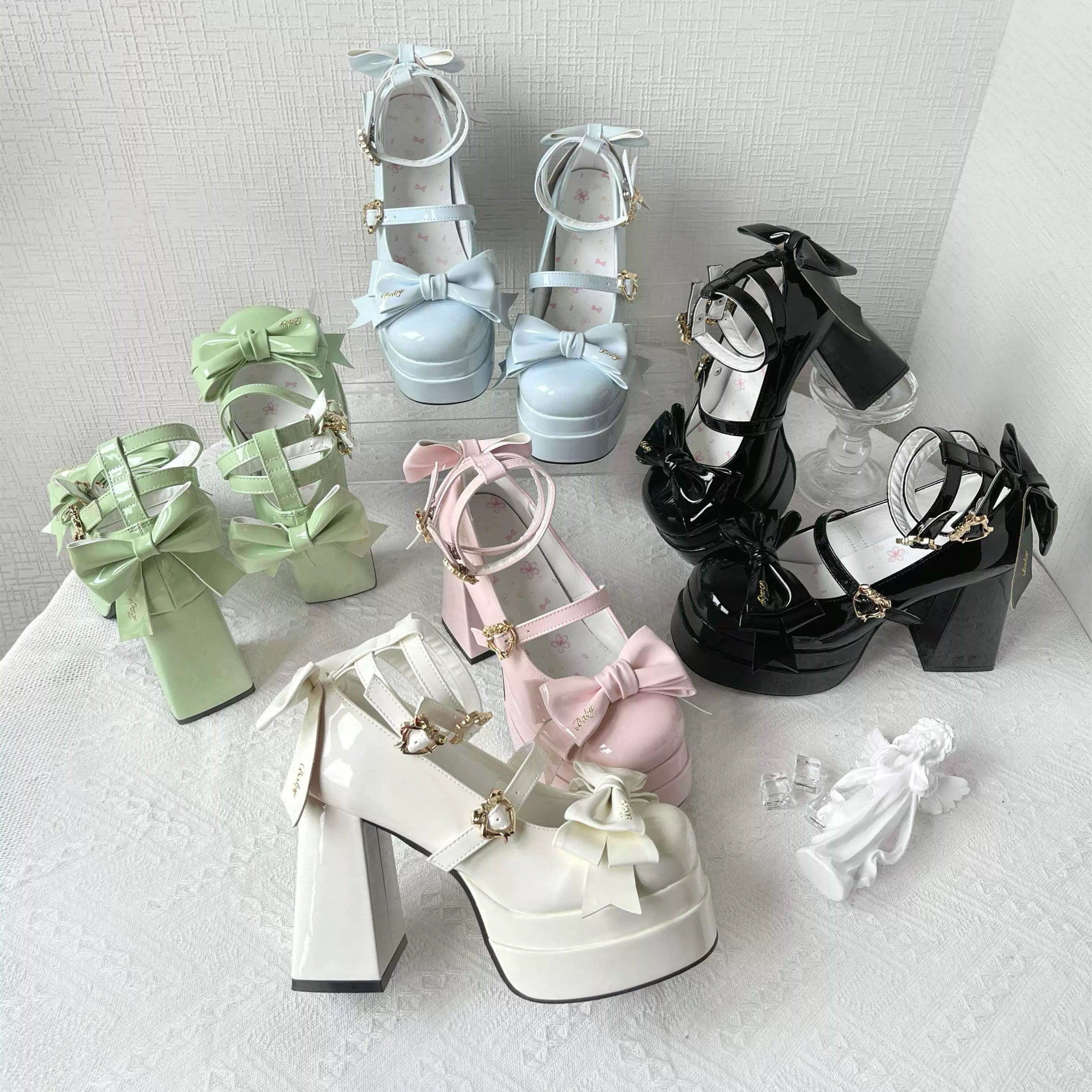 Lolita Shoes Heavenly Bow Heels