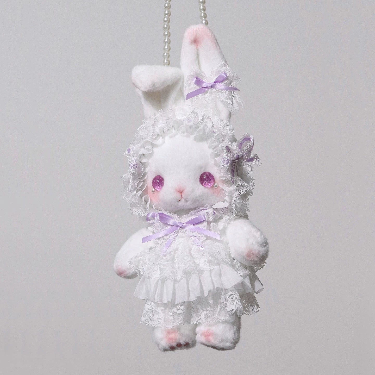 Sweet bunny bags with lavender bows