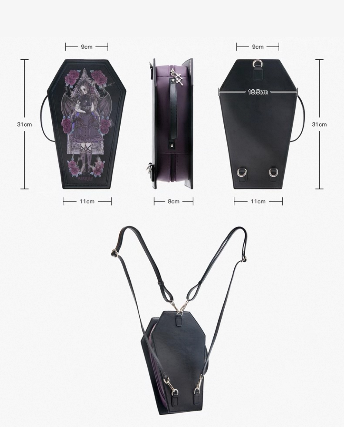 Gothic Coffin Lolita Bag