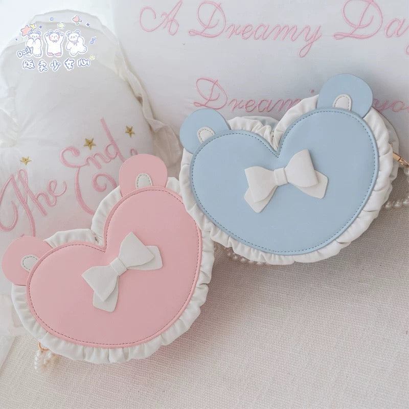 Sweet Bear Heart Lolita Bag