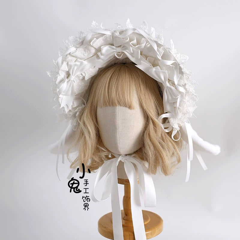 Bunny Dream Lace Bonnet