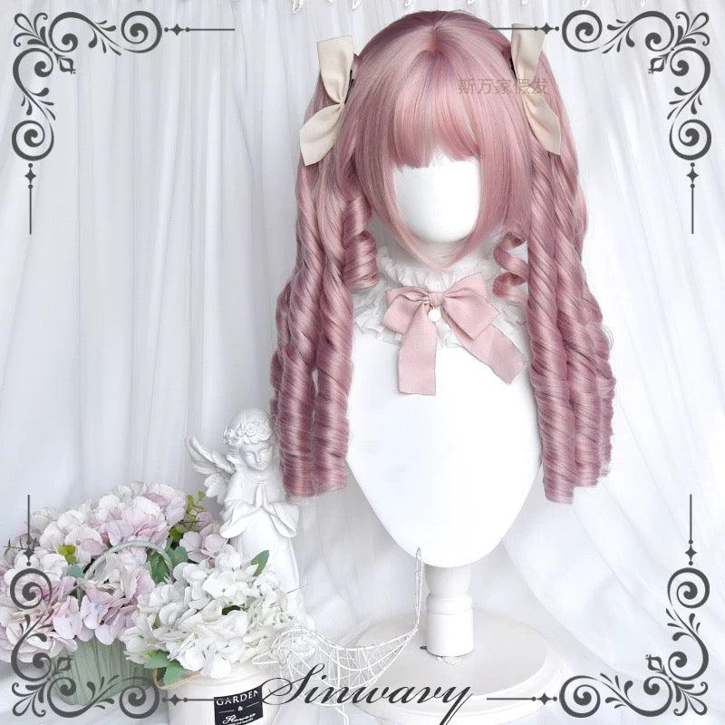 Exclusive Sukuroi Elegant Floral Lolita Dress with Corset Lacing and Ruffled Skirt