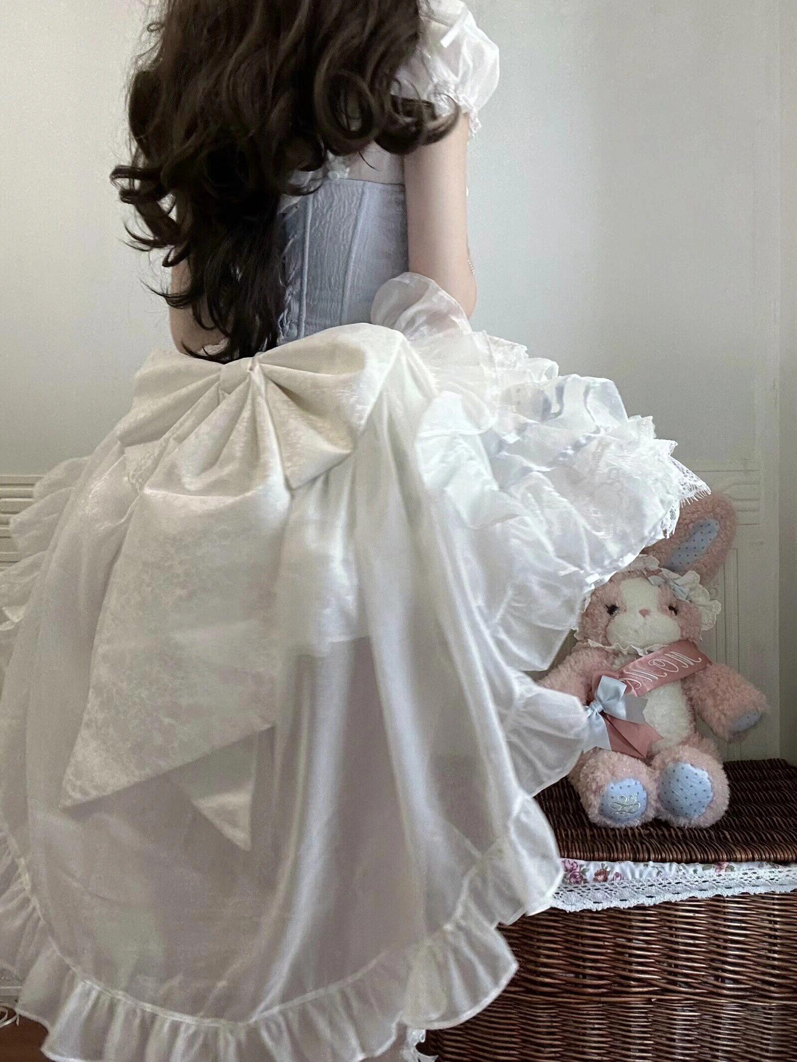 Rococo Lolita dress full set with bonnet