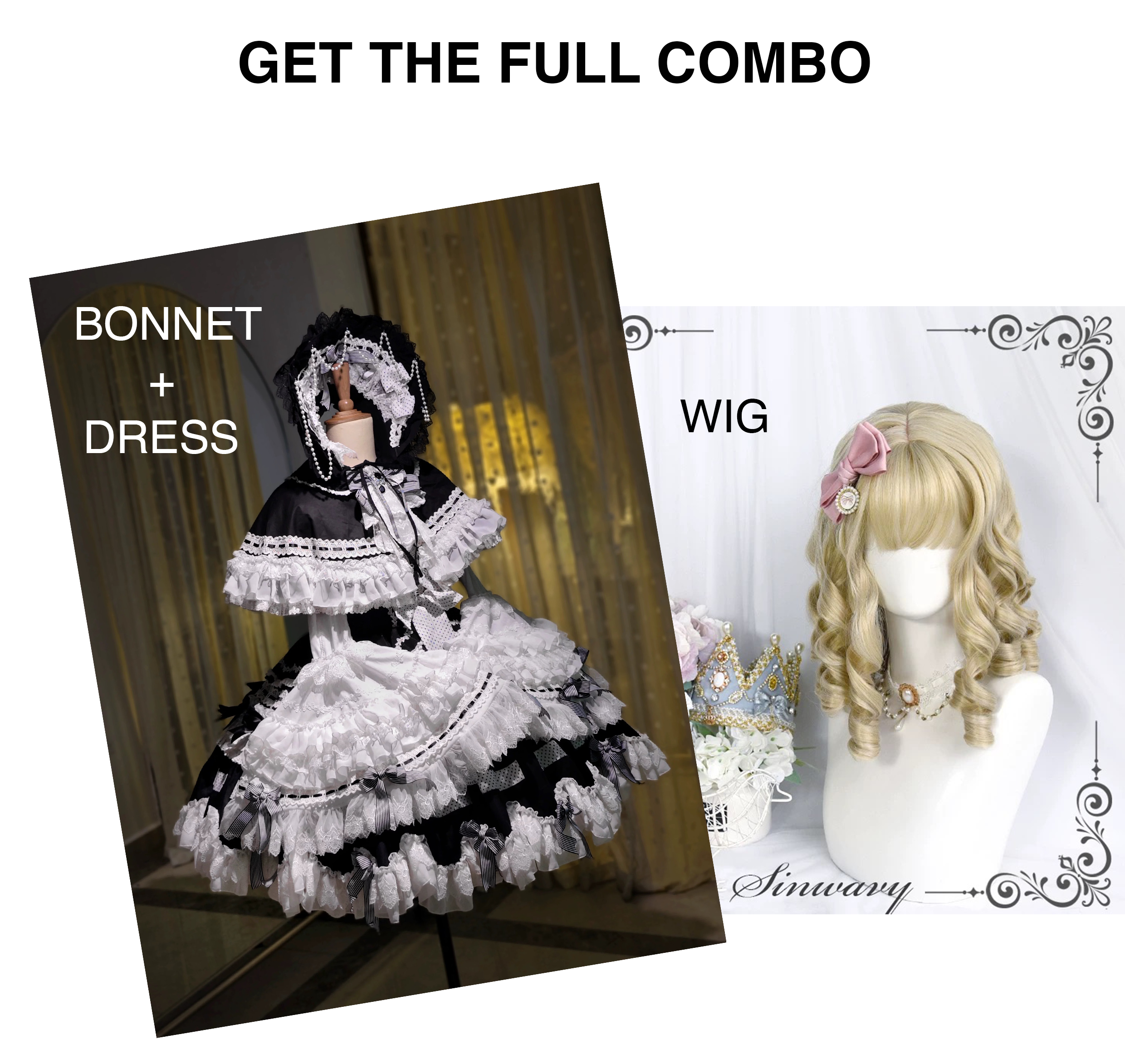 Elegant Gothic Lolita with full combo