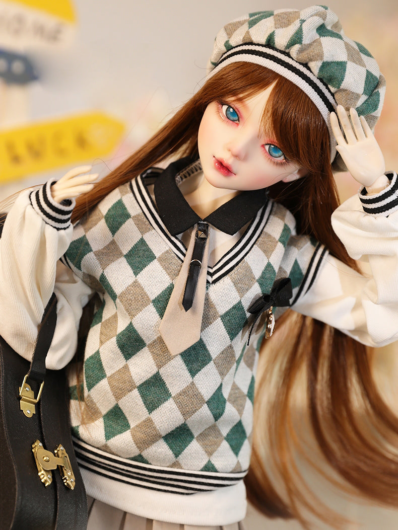 Luna Doll in a standing pose with hands placed gracefully