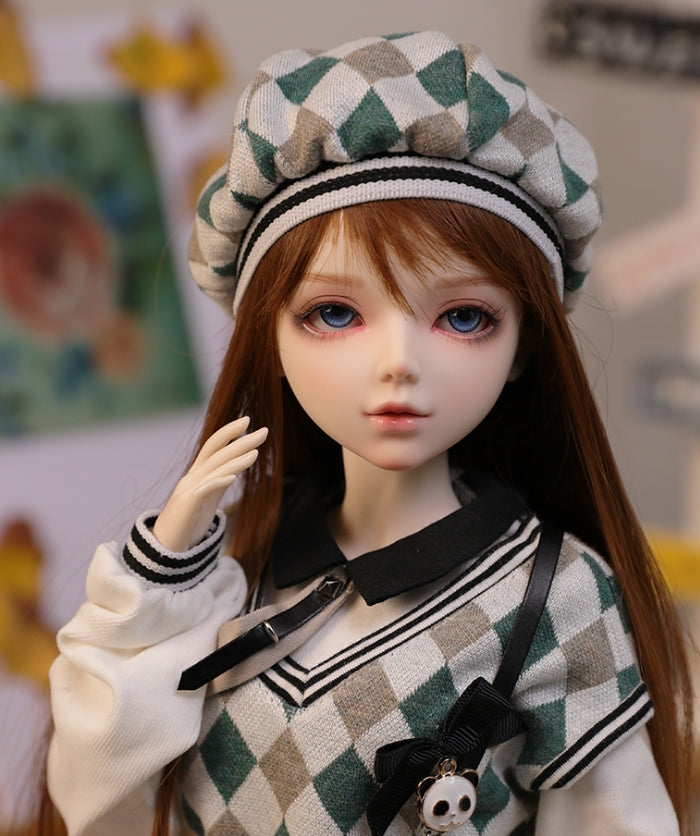 Luna Doll displayed with a custom outfit
