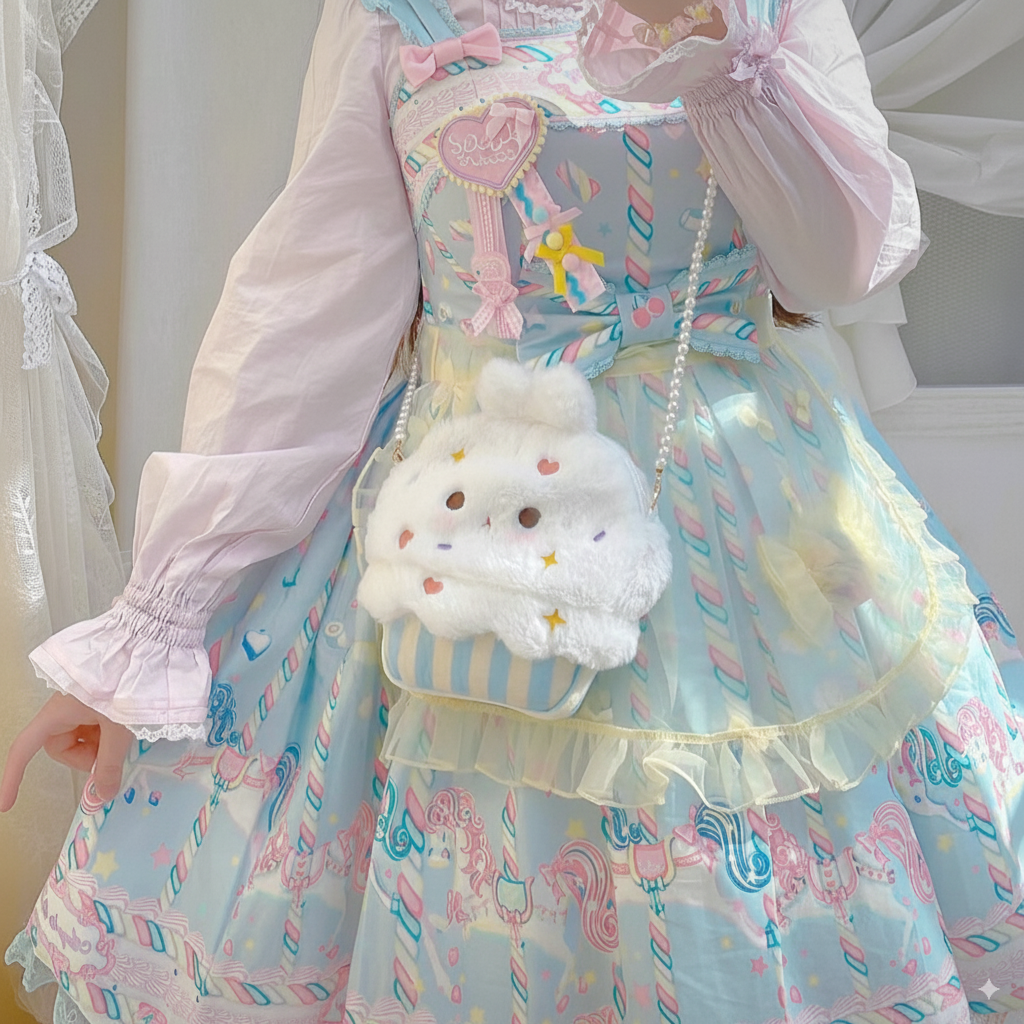 Fluffy Bunny Cupcake Bag