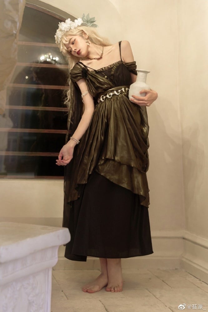 High Waist Black Elegant Jumper Skirt