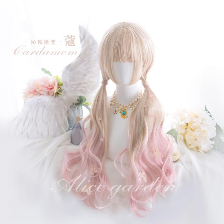 Ombre Long Curly Synthetic Wig