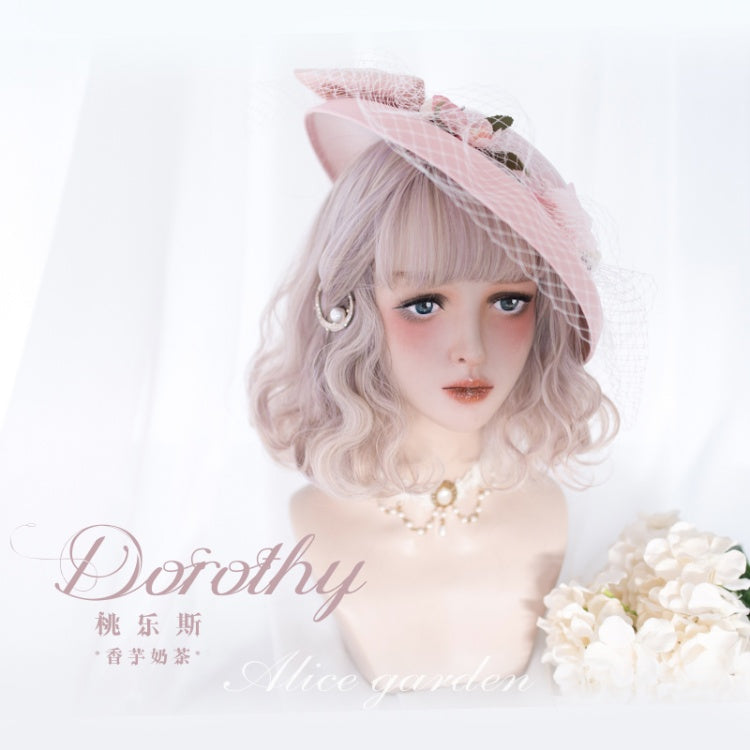 Short Wool Curly Synthetic Wig