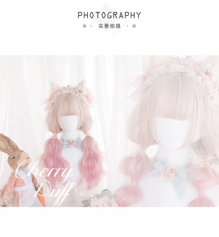 Egg Roll Long Curly Synthetic Wig