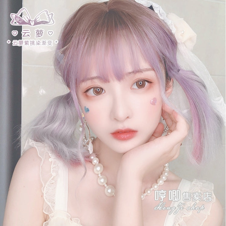 Cloud Luo Water Ripple Short Curly Synthetic Wig