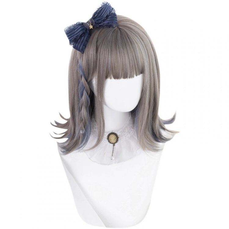 Nara JK Mid-length Outturned Synthetic Wig with Bangs