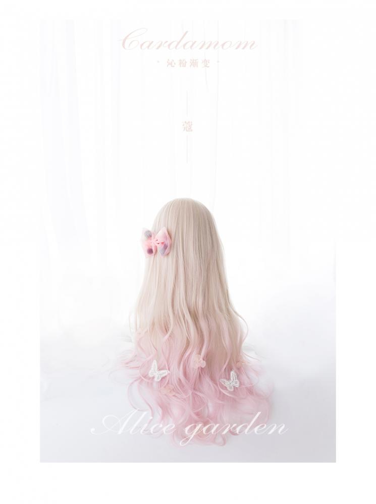 Ombre Long Curly Synthetic Wig