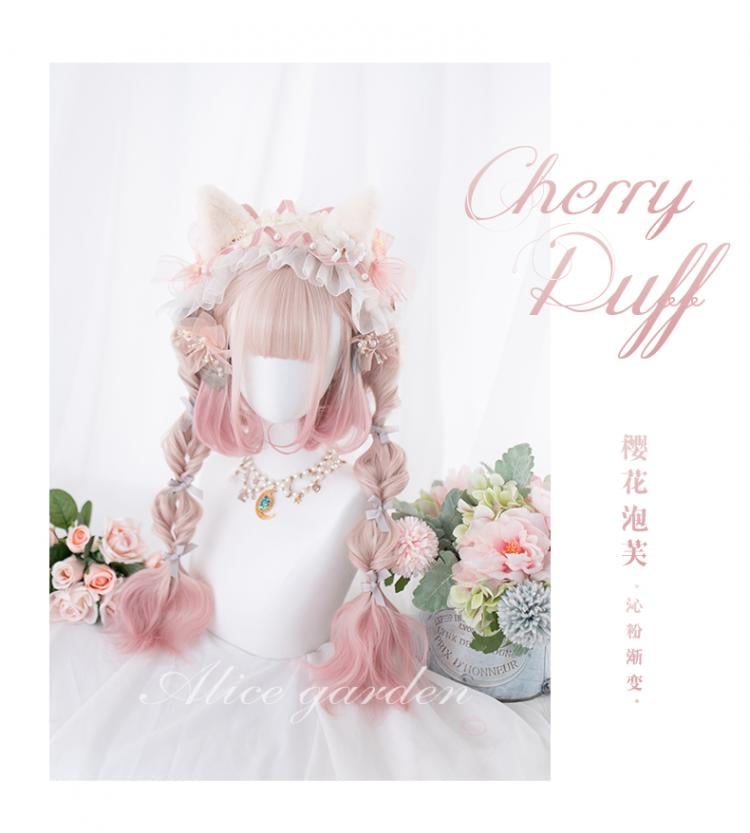 Long Double Ponytail Curly Synthetic Wig