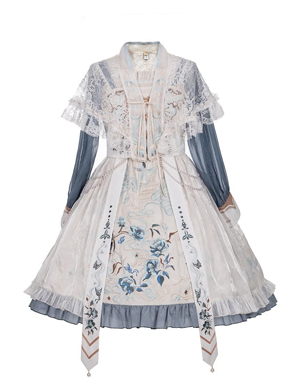 Cloud City Square Neckline Han Jumper Skirt Full Set