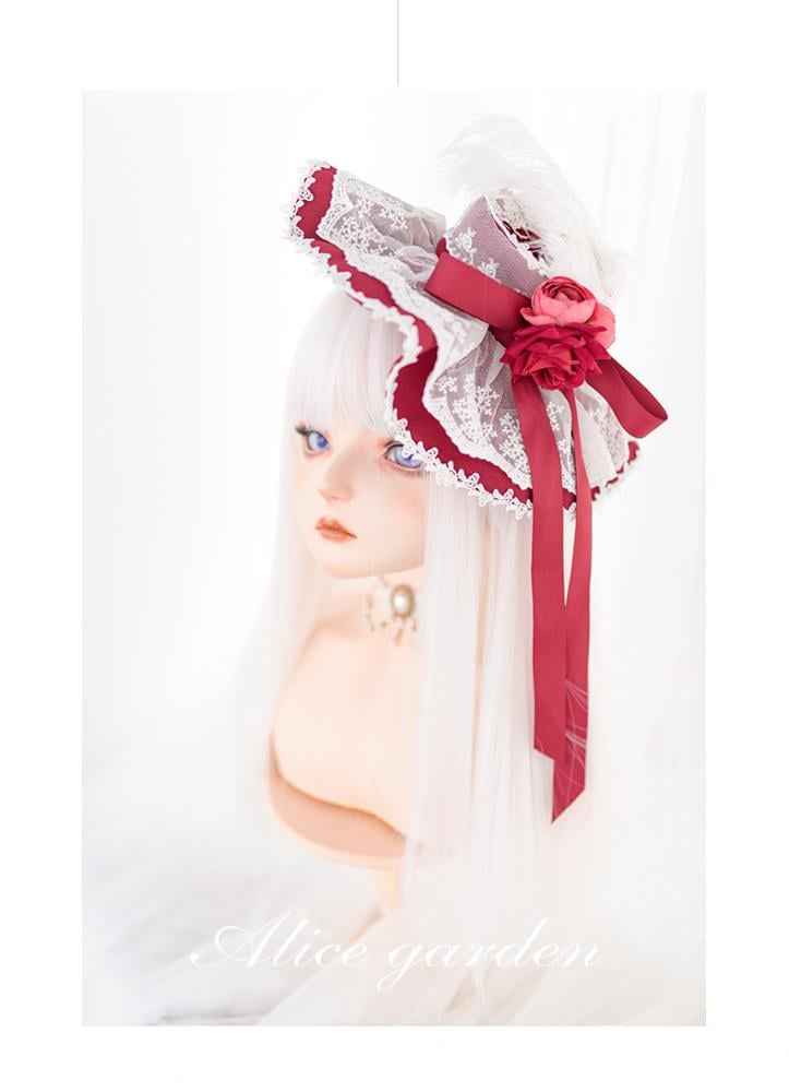 Snow White Long Straight Synthetic Wig