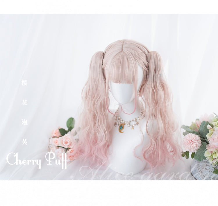 Long Double Ponytail Curly Synthetic Wig