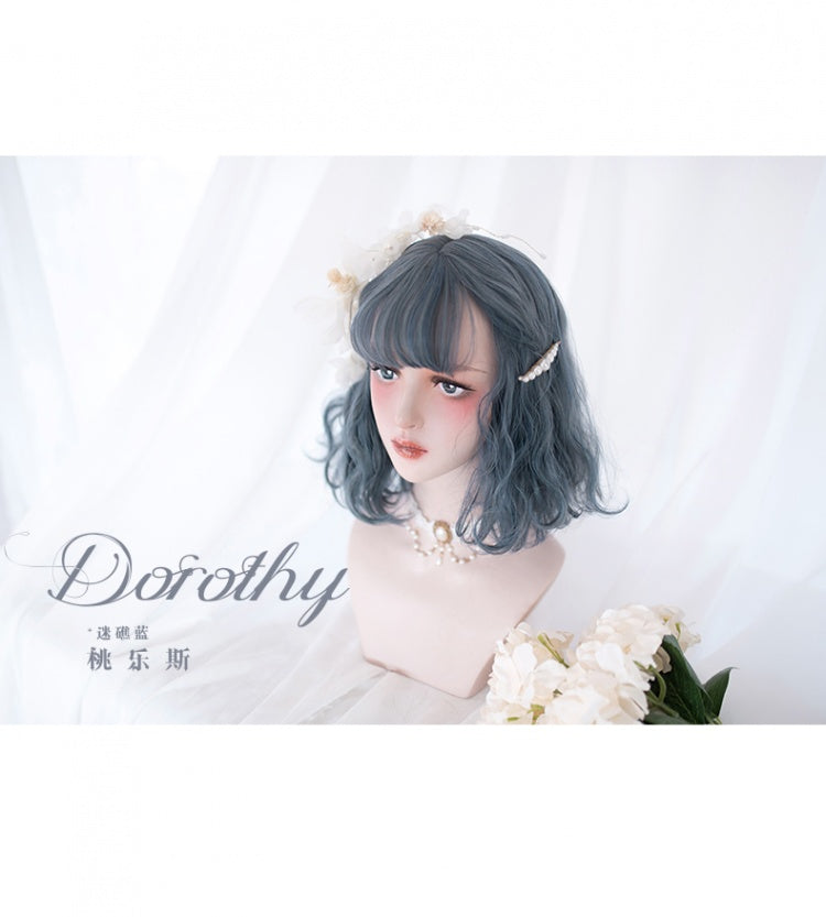 Short Wool Curly Synthetic Wig