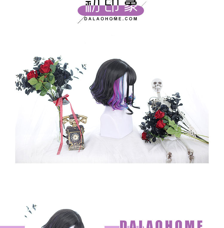 Short Micro Curly Synthetic Wig