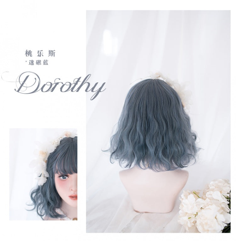 Short Wool Curly Synthetic Wig