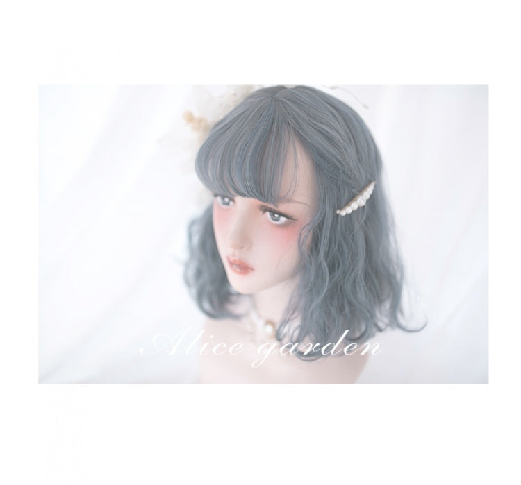 Short Wool Curly Synthetic Wig