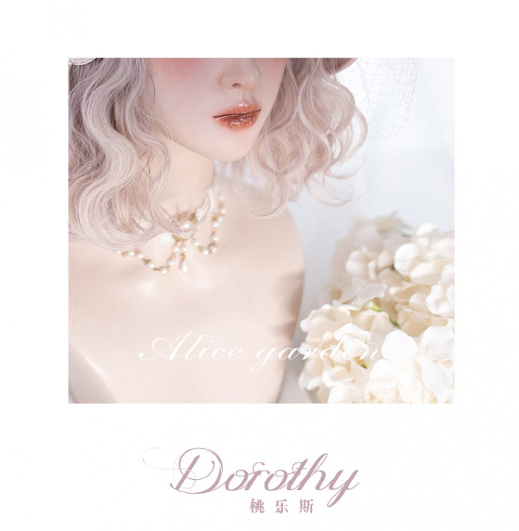 Short Wool Curly Synthetic Wig