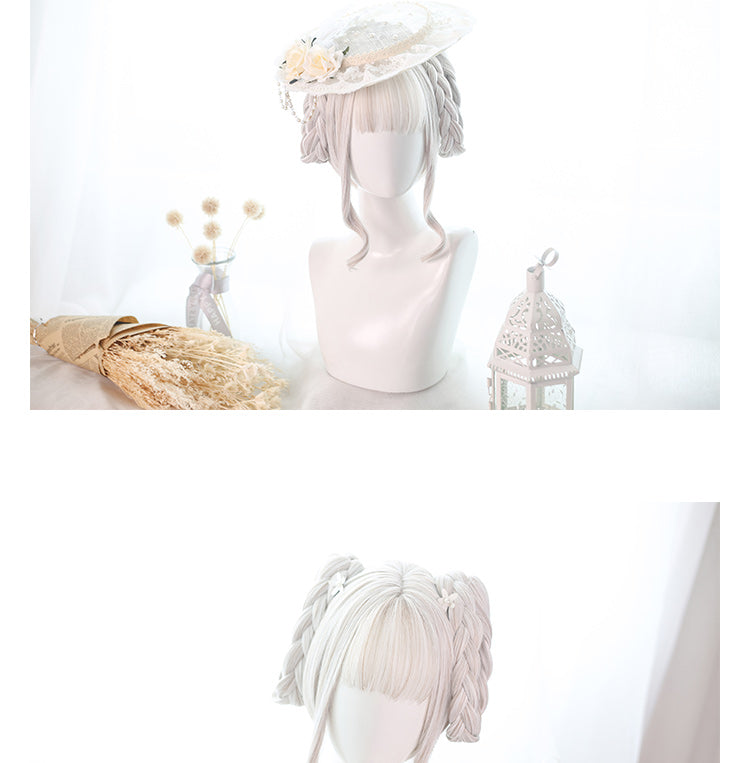 Moonstone Long Double Ponytail Synthetic Wig