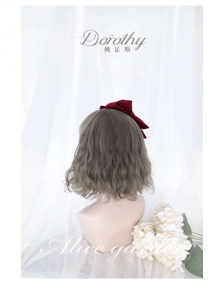 Short Wool Curly Synthetic Wig