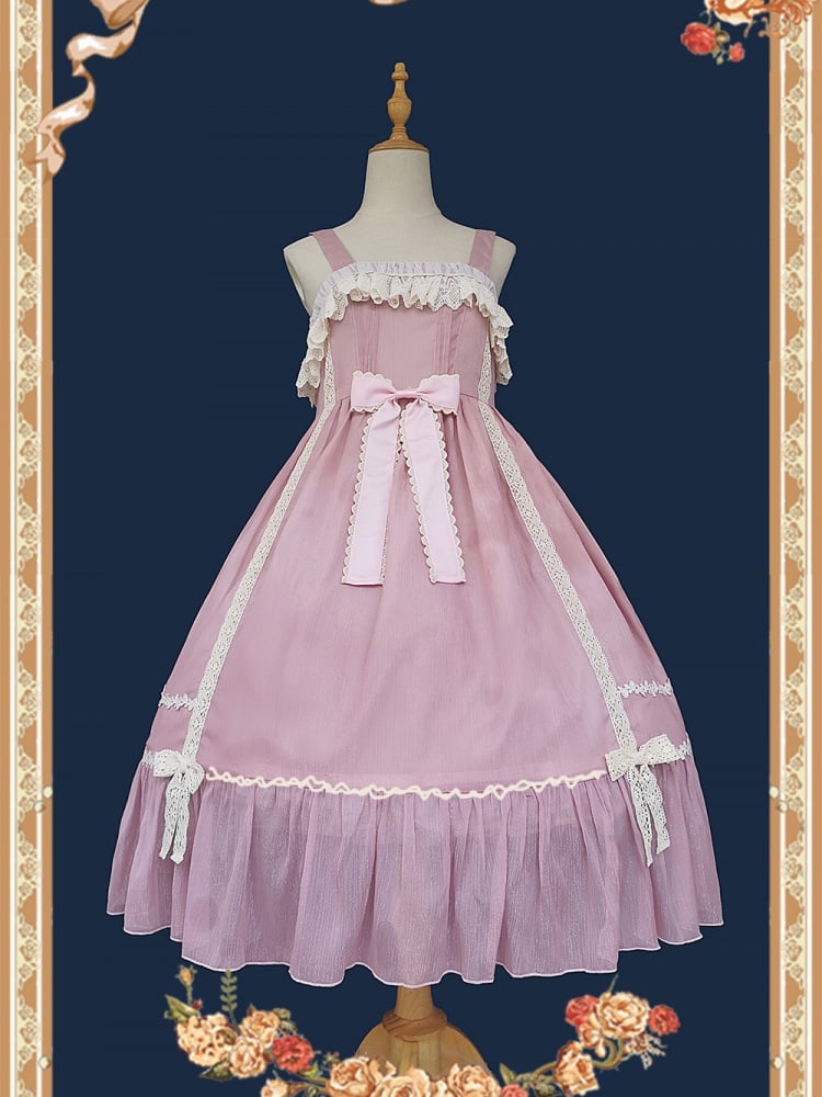 Elena's Vows Chiffon Sweet Jumper Skirt