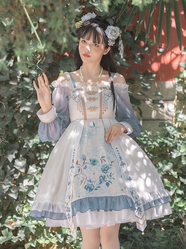 Cloud City Square Neckline Han Jumper Skirt Full Set