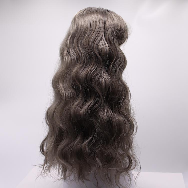 Gray Long Wig and Accessories Set Multi-styling Matte Wig / Hairclips / KC / Ponytail