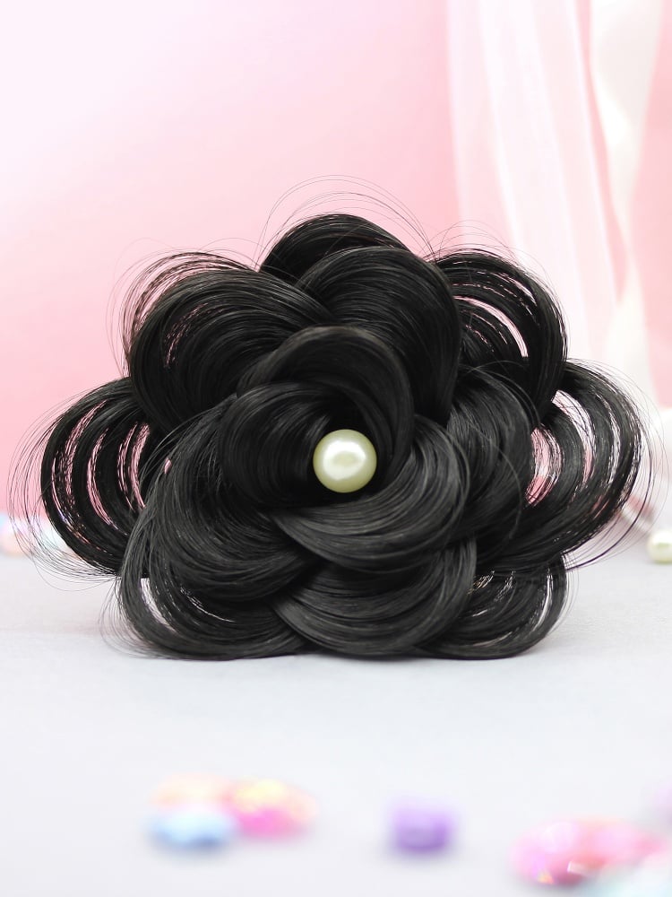 Rose and Pearl Multi-styling Matte Wig Accessories Hairclips
