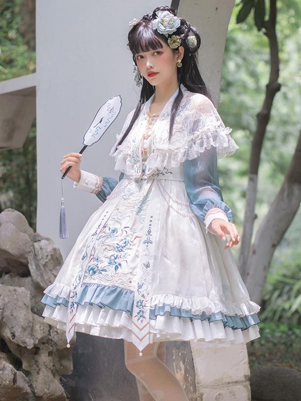 Cloud City Square Neckline Han Jumper Skirt Full Set