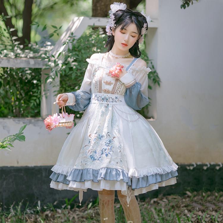 Cloud City Square Neckline Han Jumper Skirt Full Set