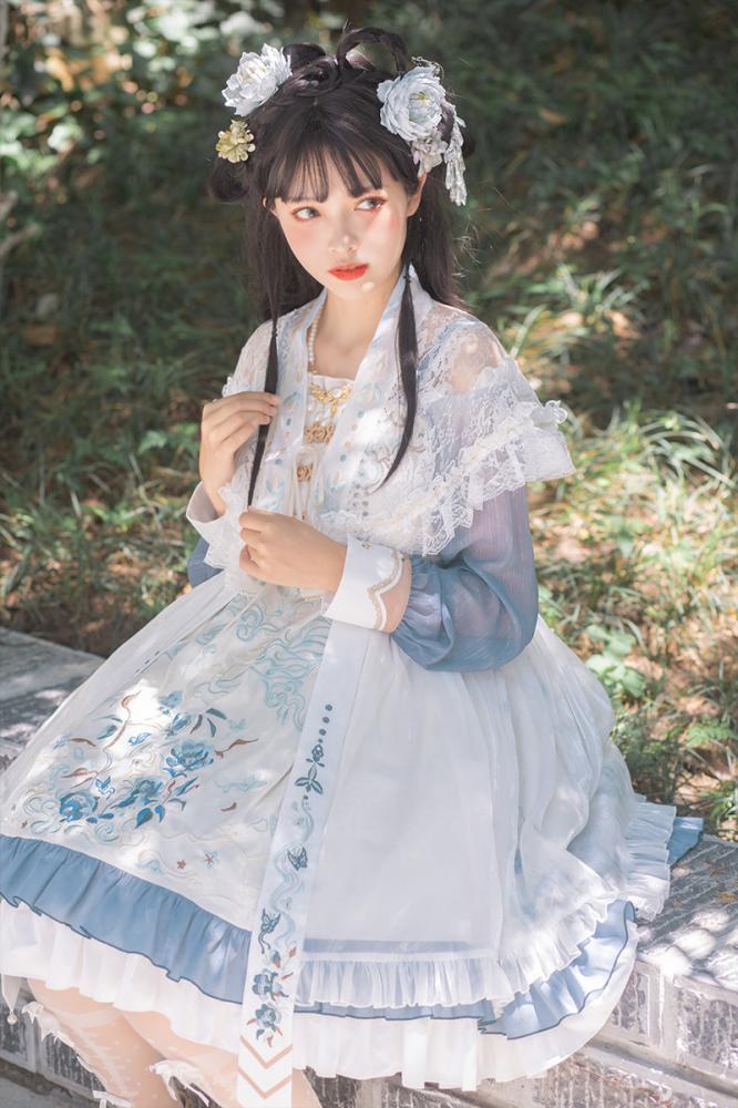 Cloud City Square Neckline Han Jumper Skirt Full Set