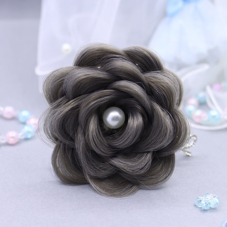 Rose and Pearl Multi-styling Matte Wig Accessories Hairclips