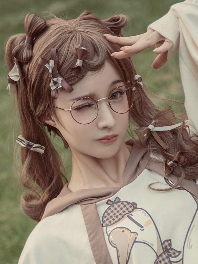 Small Bowknot Multi-styling Matte Wig Accessories Hairclips