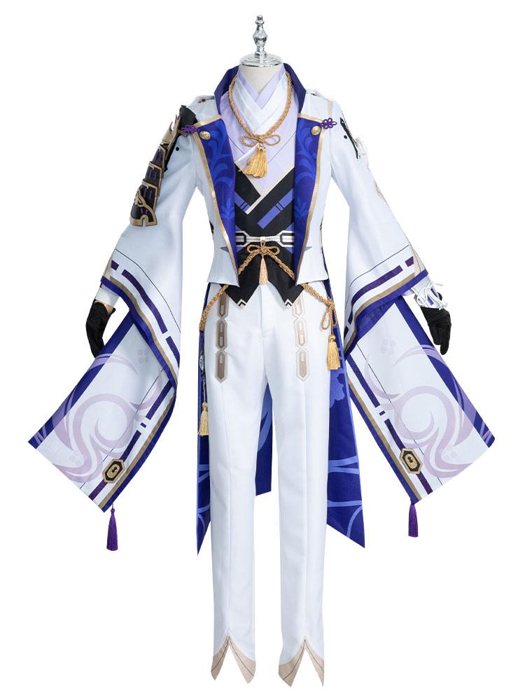 Genshin Impact Kamisato Ayato Outfits Halloween Carnival Suit Cosplay Costume