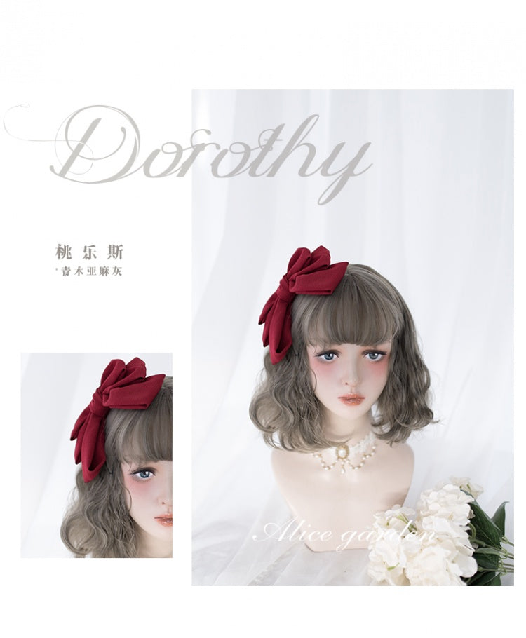 Short Wool Curly Synthetic Wig