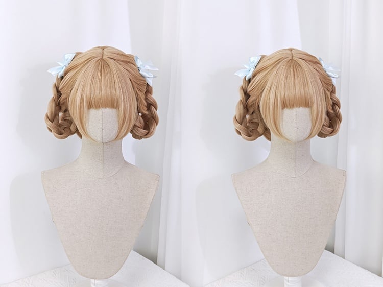 Long Wavy Blonde Doll Synthetic Wig