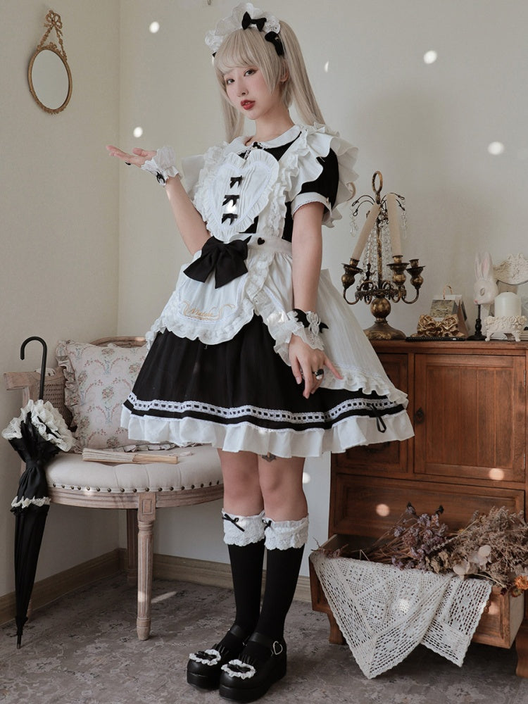 Little Bella Maid Style Dress Short Sleeves OP Full Set